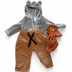 Baby disney nordstrom hoodie boots bundle pants 0-6m 3m unisex boys girls